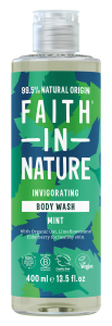 Натуральний гель для душу з м'ятою Faith In Nature, 400 мл