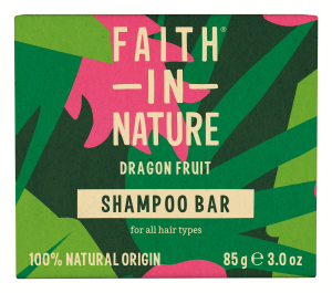 Натуральний твердий шампунь із фруктом дракона Faith In Nature, 85 г