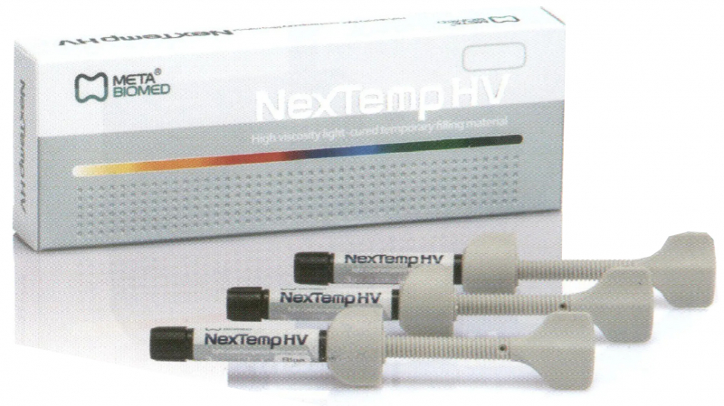 NexTemp HV, Набір (Meta Biomed) Світлотвердіючий матеріал для тимчасового пломбування