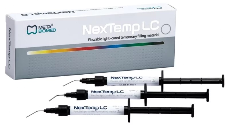 NexTemp LC, Набір (Meta Biomed) Світлотвердіючий матеріал для тимчасового пломбування