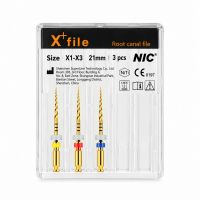 X+ file, 21 мм (NIC) Машинні файли, 3 шт
