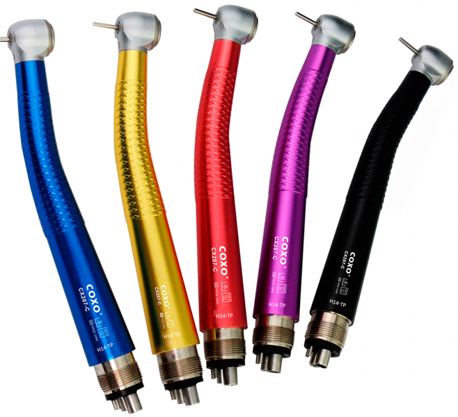 Ортопедический турбинный наконечник COXO CX207-C (кнопка)