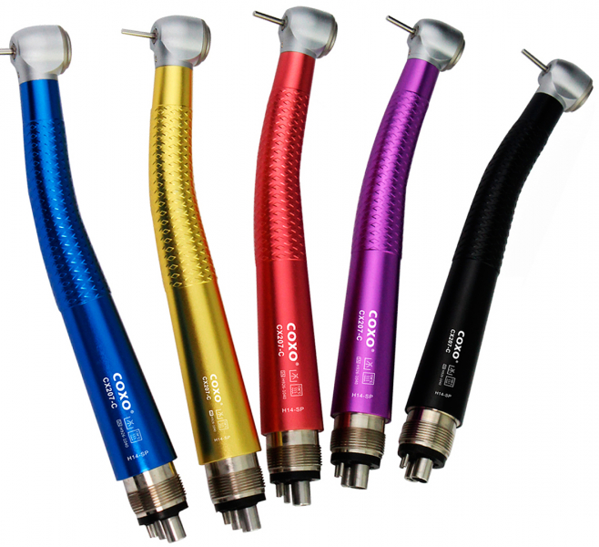 Терапевтичний турбінний наконечник COXO CX207-C (кнопка)