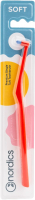 Монопучковая зубная щетка Nordics Soft Single Tuft Red