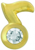 Скайс (страза) на зуби ProDent, Нота з діамантом, TW57 (Gold)