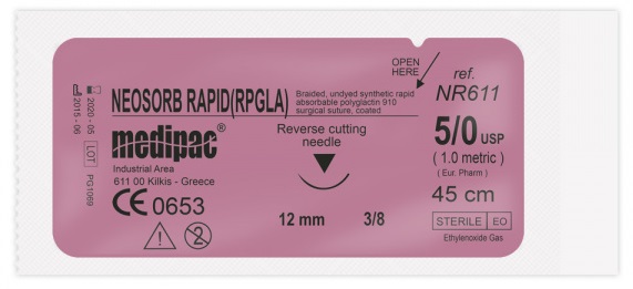 Шовний матеріал Medipac Neosorb Rapid (PGLA)