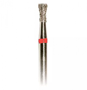 Бор VladMiva 806.314.019.514 (обратноконусный с буртиком, красный - мелкий, 10 шт)