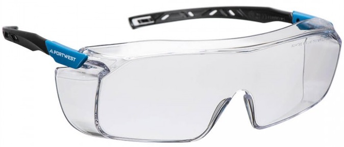 Окуляри захисні Port West №PS31CLR (прозорі, закриті)