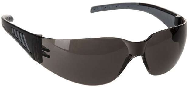 Очки защитные Port West № PR32SKR (затемненные, открытые)