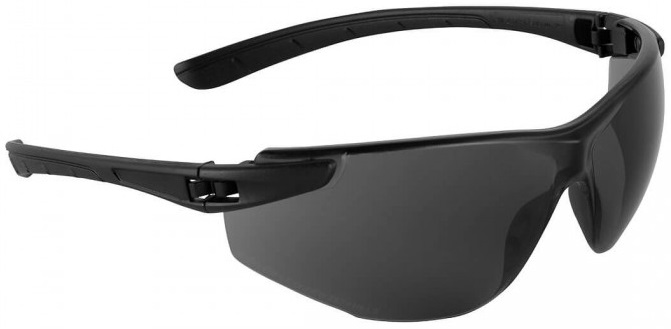 Очки защитные Port West № PS38SKR (затемненные, открытые)