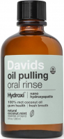 Ополіскувач для ротової порожнини Davids Hydroxi Oil Pulling Oral rinse, 266 мл (на основі 100% MCT кокосової олії, з наногідроксиапатитом)