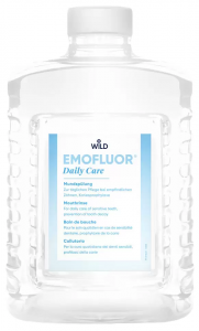 Ополіскувач для ротової порожнини EMOFLUOR (Wild Pharma) Щоденний догляд, підходить для Диспенсера, 1500 мл