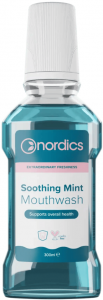 Ополіскувач для ротової порожнини Nordics Soothing Mint, 300 мл (освіжаючий)