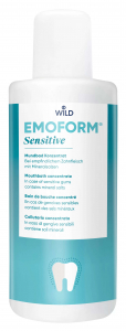 Ополіскувач для ротової порожнини Wild Pharma EMOFORM, Для чутливих зубів, з мінеральними солями та фторидом, концентрат, 400 мл