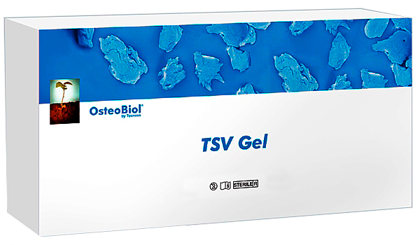 TSV GEL (OsteoBiol) Матеріал у вигляді гелю, у комплекті шприц Gen-Os + Apatos