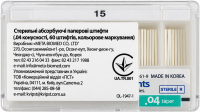 Паперові штифти, конусність 04 (Meta Biomed) 60 шт