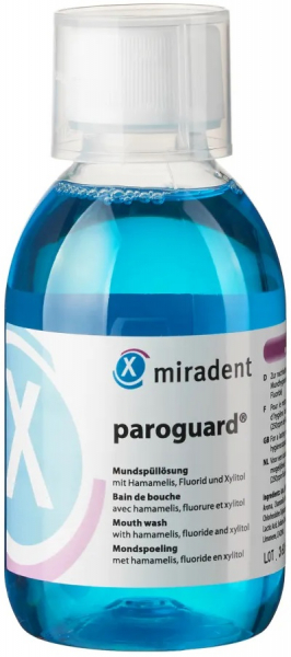 Paroguard с CHX 0,20%, 200 мл (Miradent) Рідина для полоскання ротової порожнини