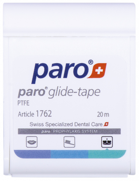 Glide-Tape, 20 м (Paro Swiss) Зубна стрічка тефлонова