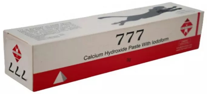 Паста гидроксид кальция с йодоформом Dentstal 777 (Calcium Hydroxide Paste) 3 г