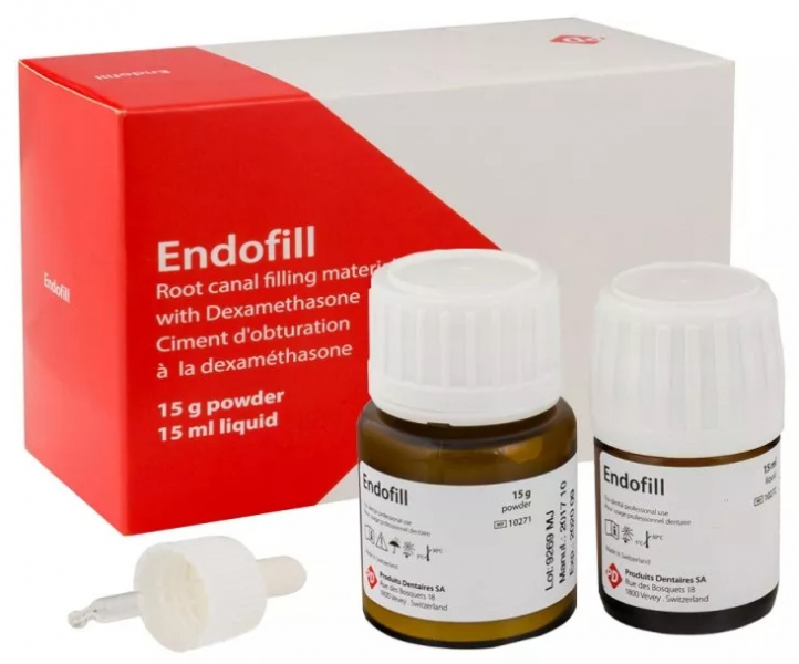 Endofill, PD - Матеріал для пломбування каналів, 15 г + 15 мл