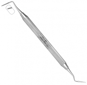 Напильник періодонтичний Osung FS1-2S (для зняття великих відкладень, двосторонній, металева ручка)