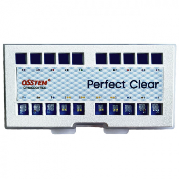 Сапфірові брекети Osstem Perfect Clear, Roth 022, низ 5-5