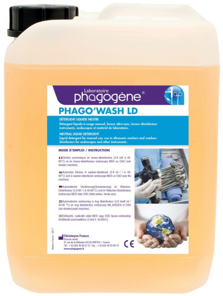 Phago'wash LD (Phagogene) Рідкий очищувач для інструментів, 5 л