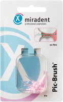 Набор запасных ершиков Miradent Pic Brush, розовые, 1.5 мм