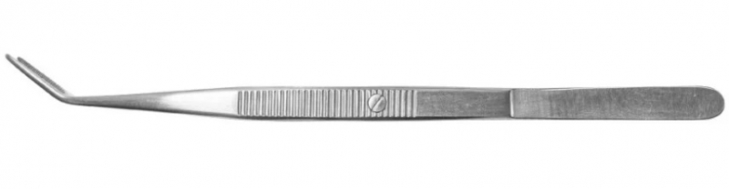 Пинцет Nova N0925, College 15 см, изогнутый, с системой блокировки