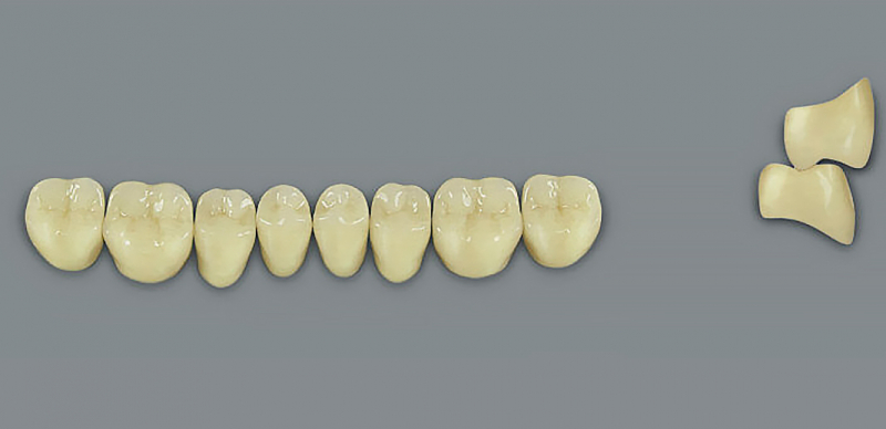 MFT (VITA) Гарнітур зубів, нижні бічні, колір 4L1.5