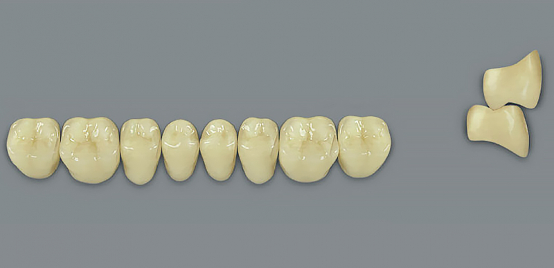 MFT (VITA) Гарнитур зубов, нижние боковые, цвет 3L2.5