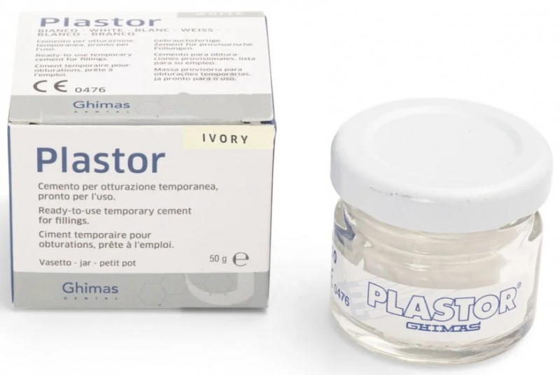 Пластор (Plastor, Ghimas) Цемент для тимчасових пломб, 50 г