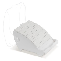 Підставка-органайзер для борів Vortex пластикова з кришкою та висувним відділенням на 142 отвори, біла (22HP+65RA+55FG)