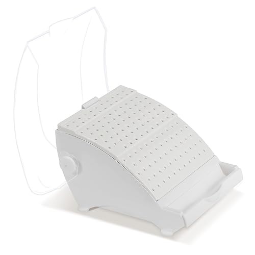 Підставка-органайзер для борів Vortex пластикова з кришкою та висувним відділенням на 142 отвори, біла (22HP+65RA+55FG)