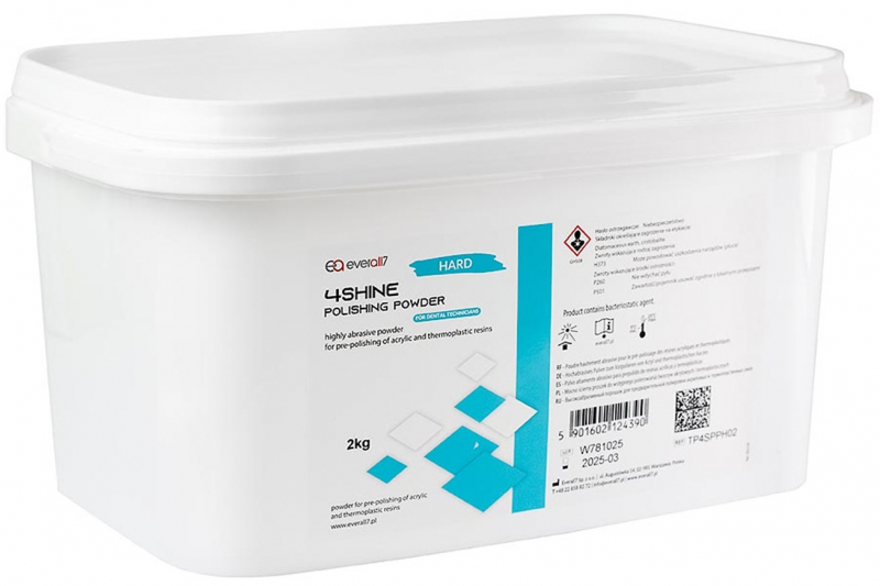 Порошок для полировки акрила и термопласта Everall7 4Shine, Hard (высокоабразивный) 2 кг