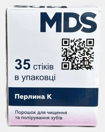 Порошок MDS карбонат кальцію 15 г (упаковка, 35 стиків)