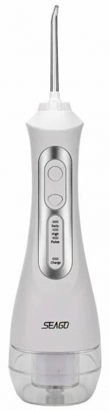 Портативный ирригатор Seago SG-833, Белый, 2 насадки в комплекте