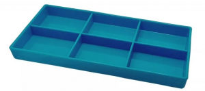 Лоток для інструментів PremiumPlus 653-20 синій (пластиковий, автоклавований)