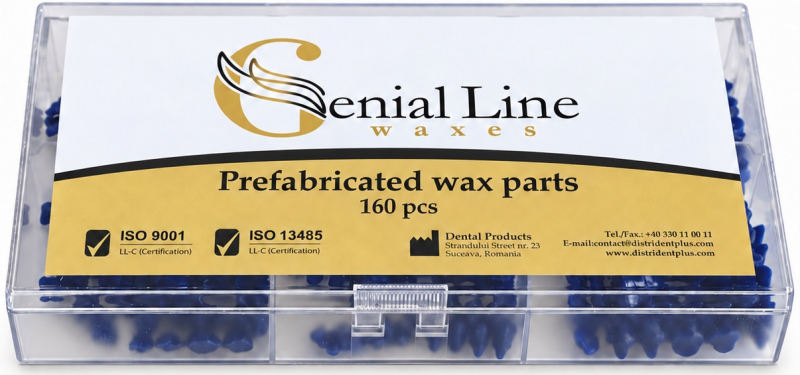 PREFABRICATED WAX PARTS (Distrident Plus) Инзомы - восковые промежутки для металлокерамики