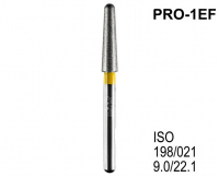 PRO-1EF (Mani) Алмазный бор, закругленный конус, ISO 198/021