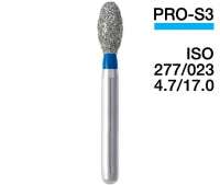PRO-S3 (Mani) Алмазный бор, сливка, ISO 277/023