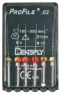 Profile.02 (Dentsply) Профайлы 21 мм, оригинал, 6 шт