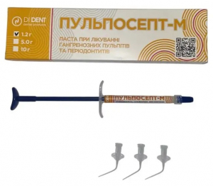 Пульпосепт М (DiDent) Паста для лікування кореневих каналів, 1,2 г