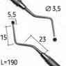 LUCAS 87, N0793-H (Nova) Костная кюрета