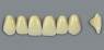 MFT (VITA) Гарнітур зубів, верхні фронтальні, колір 0M3