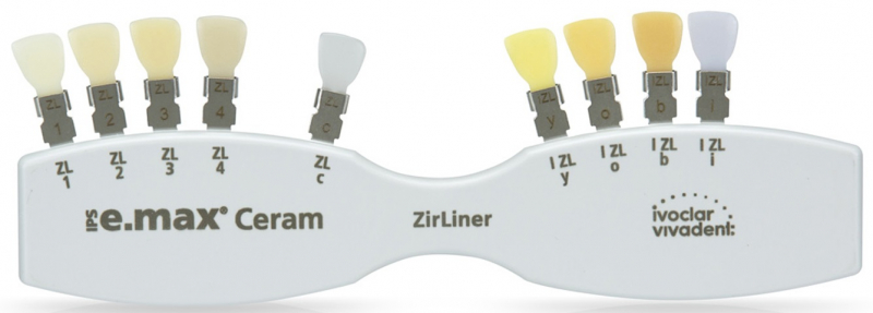 Расцветка импульсных масс Ivoclar Vivadent IPS e.max Ceram Shade Guide Impulse, 1 шт (597075)