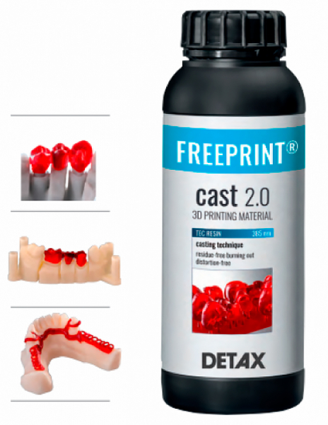 Freeprint cast 2.0 (Detax) Матеріал для друку, 0.5 кг