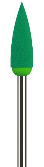 Гумка для поліру Jota ZIR.9866M.104.040, полум'я, зелена (Diamond Swivel Zir Gloss HP)