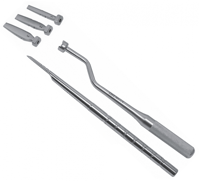 Инструмент хирургический RIDSK-01 (Osung) для расщепления гребня (комплект)