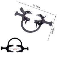 Роторозширювач для губ та щік Vortex С-подібний чорний